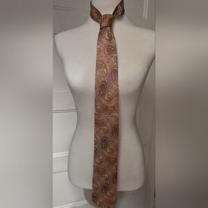 Vintage PAUL MALONE Paisley Silk Tie